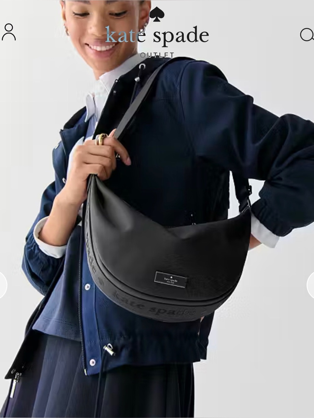Kate spade Carter Nylon Sling Crossbody Bag